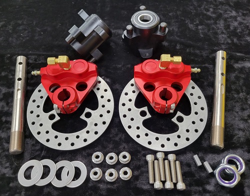 Hub and brake set