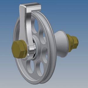 Cable pulley assy