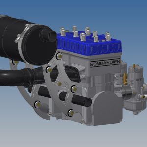 582 Exhaust Mount - Upper